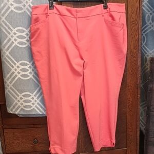Coral Trouser Slightly Tapered Capri 24W